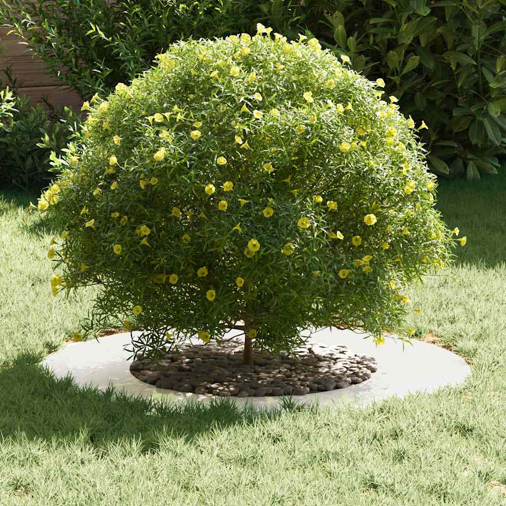 vidaXL suitable for Flat Tree Rings 5 pcs Silver Ø40 / 70 cm