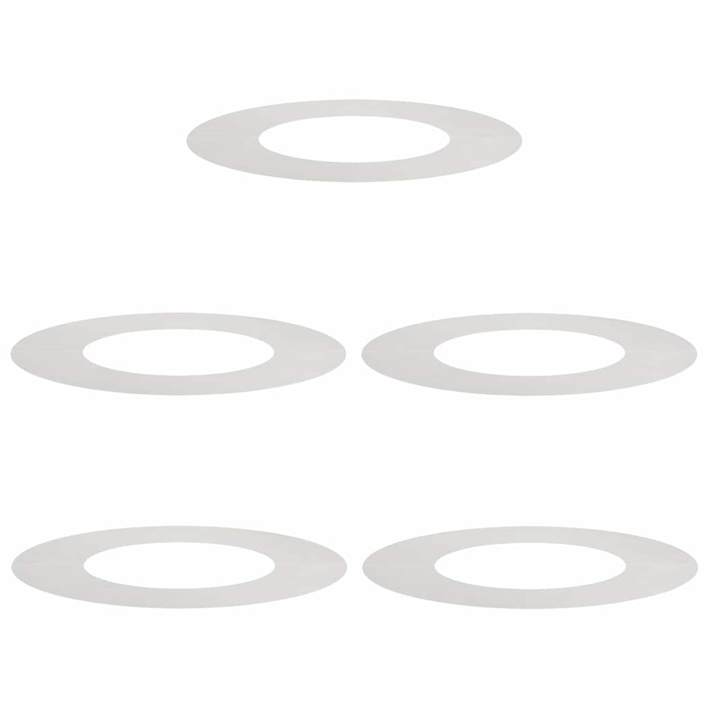 vidaXL suitable for Flat Tree Rings 5 pcs Silver Ø40 / 70 cm