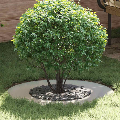 vidaXL suitable for Flat Tree Rings 5 pcs Silver Ø40 / 70 cm