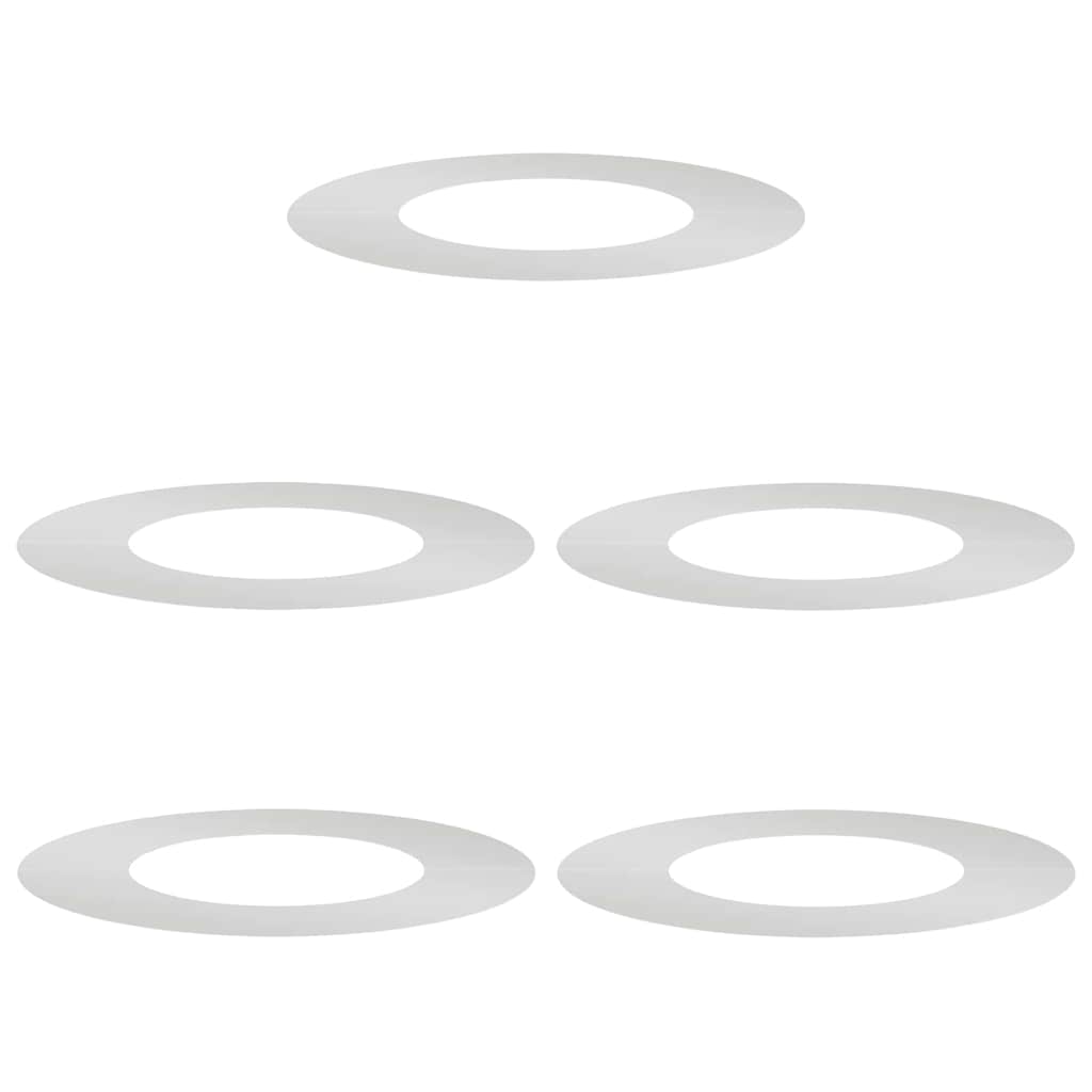 vidaXL suitable for Flat Tree Rings 5 pcs Silver Ø40 / 70 cm