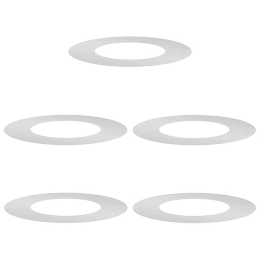 vidaXL suitable for Flat Tree Rings 5 pcs Silver Ø40 / 70 cm