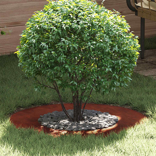 vidaXL suitable for Flat Tree Ring Brown Ø40 / 70 cm Weathering Steel
