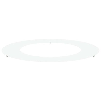 vidaXL suitable for Flat Tree Ring White Ø50 / 80 cm Steel