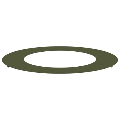vidaXL suitable for Flat Tree Ring Olive green Ø50 / 80 cm Steel