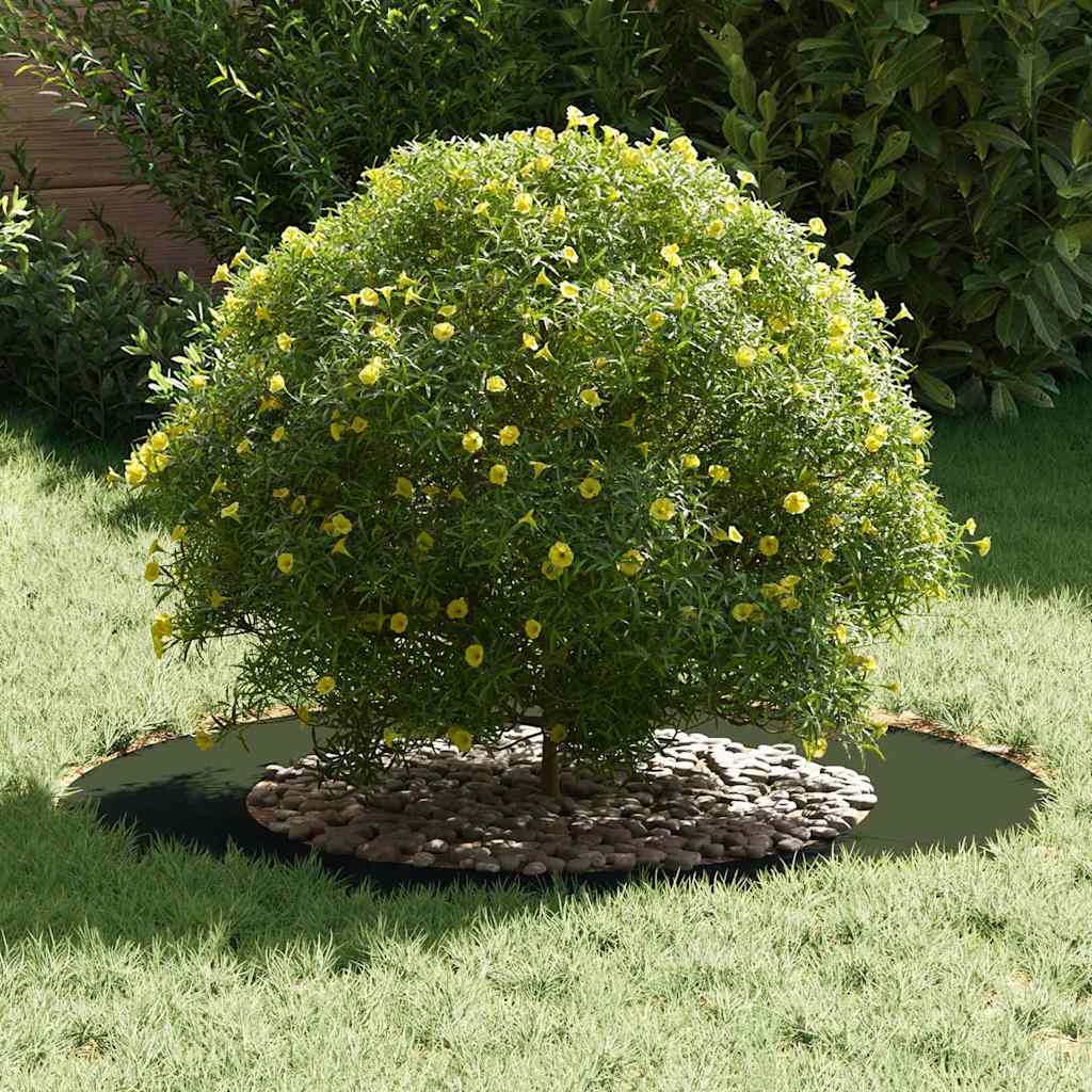 vidaXL suitable for Flat Tree Rings 5 pcs Olive green Ø50 / 80 cm Steel