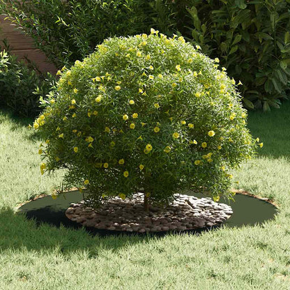 vidaXL suitable for Flat Tree Rings 5 pcs Olive green Ø50 / 80 cm Steel