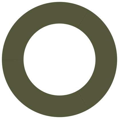 vidaXL suitable for Flat Tree Rings 5 pcs Olive green Ø50 / 80 cm Steel