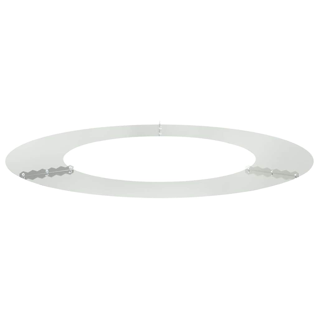 vidaXL suitable for Flat Tree Ring Silver Ø50 / 80 cm Galvanised steel