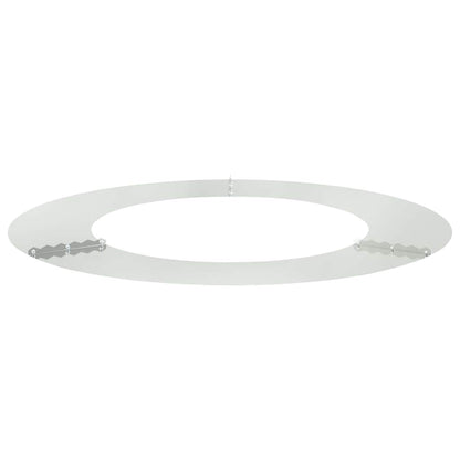 vidaXL suitable for Flat Tree Rings 5 pcs Silver Ø50 / 80 cm
