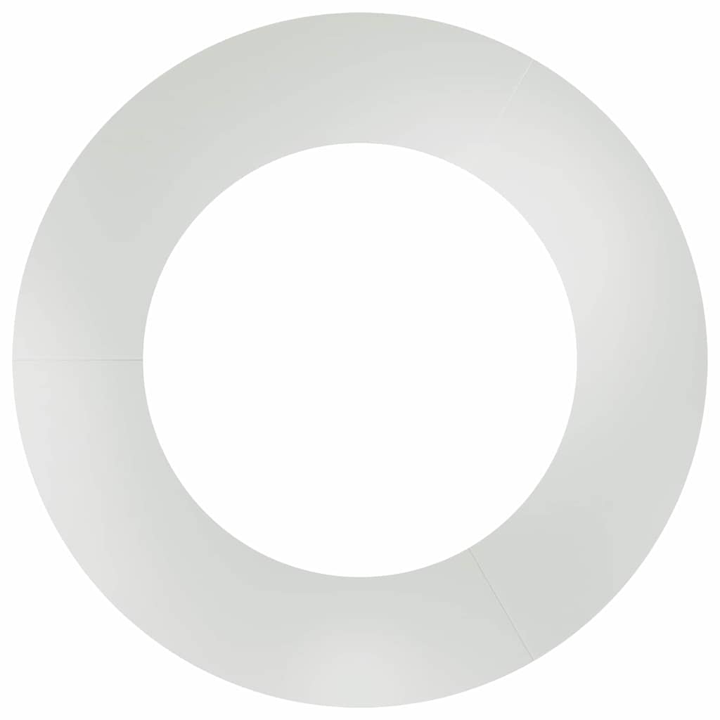 vidaXL suitable for Flat Tree Rings 5 pcs Silver Ø50 / 80 cm