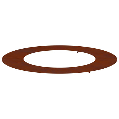 vidaXL suitable for Flat Tree Ring Brown Ø50 / 80 cm Weathering Steel