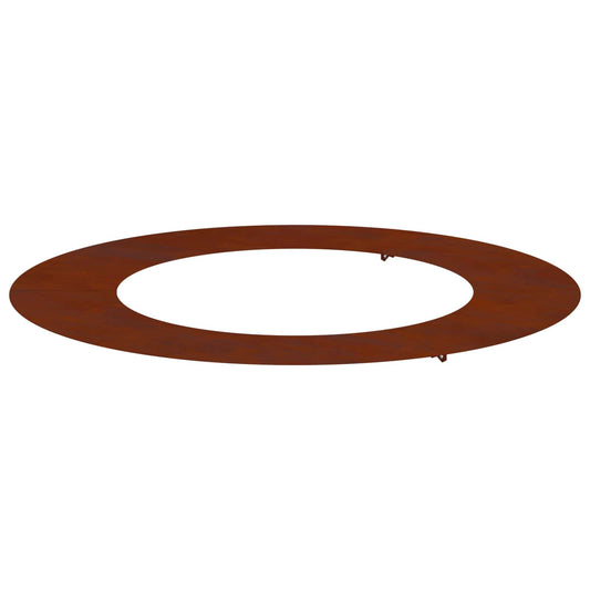 vidaXL suitable for Flat Tree Ring Brown Ø50 / 80 cm Weathering Steel