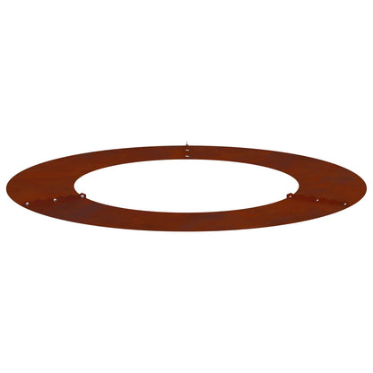 vidaXL suitable for Flat Tree Rings 5 pcs Rusty Ø50/80 cm