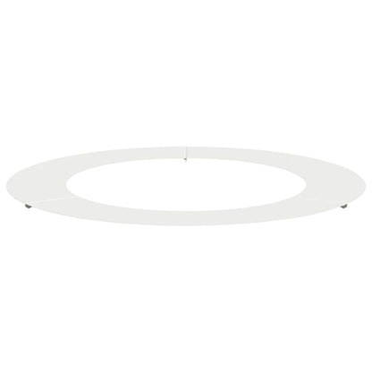 vidaXL suitable for Flat Tree Ring White Ø60 / 90 cm Steel