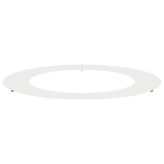 vidaXL suitable for Flat Tree Ring White Ø60 / 90 cm Steel