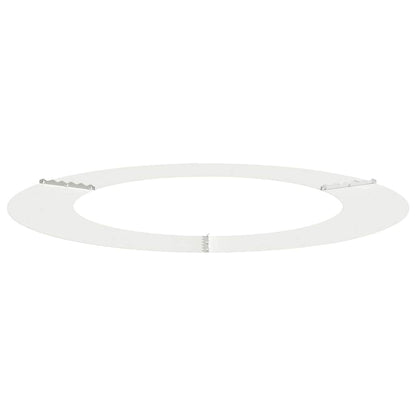 vidaXL suitable for Flat Tree Rings 5 pcs White Ø60 / 90 cm Steel