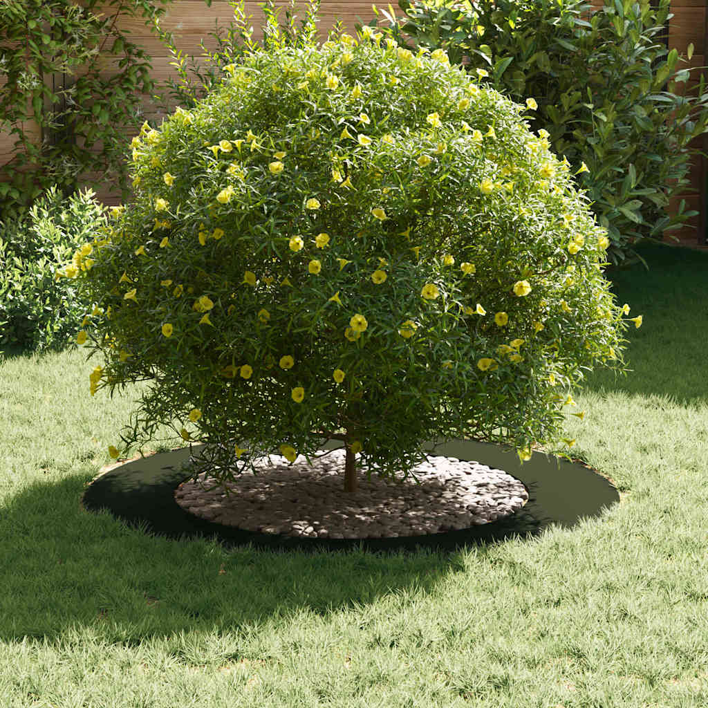 vidaXL suitable for Flat Tree Rings 5 pcs Olive green Ø60 / 90 cm Steel