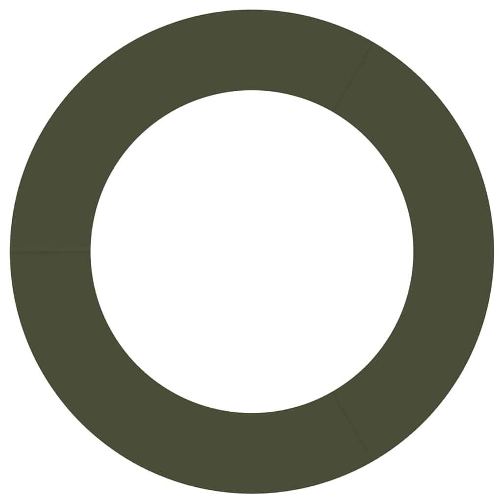 vidaXL suitable for Flat Tree Rings 5 pcs Olive green Ø60 / 90 cm Steel