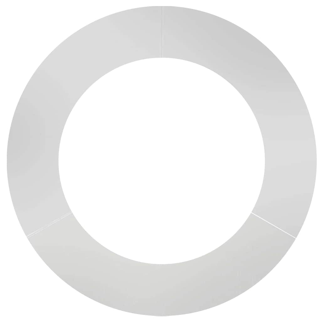 vidaXL suitable for Flat Tree Ring Silver Ø60 / 90 cm Galvanised steel
