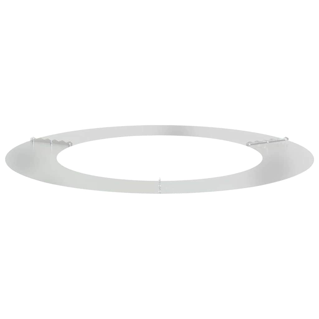 vidaXL suitable for Flat Tree Rings 5 pcs Silver Ø60 / 90 cm