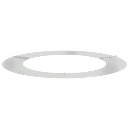 vidaXL suitable for Flat Tree Rings 5 pcs Silver Ø60 / 90 cm