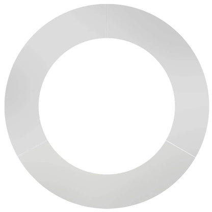vidaXL suitable for Flat Tree Rings 5 pcs Silver Ø60 / 90 cm