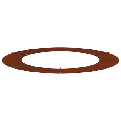 vidaXL suitable for Flat Tree Rings 5 pcs Rusty Ø60/90 cm