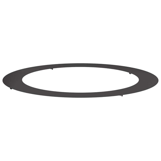 vidaXL suitable for Flat Tree Ring Black Ø90 / 120 cm Steel