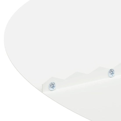 vidaXL suitable for Flat Tree Ring White Ø90 / 120 cm Steel