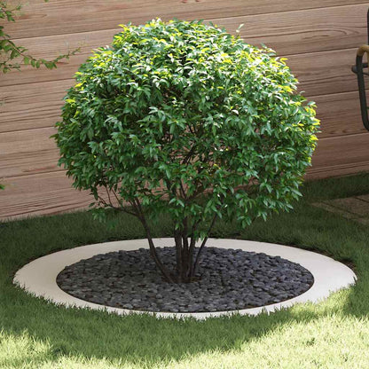 vidaXL suitable for Flat Tree Ring White Ø90 / 120 cm Steel