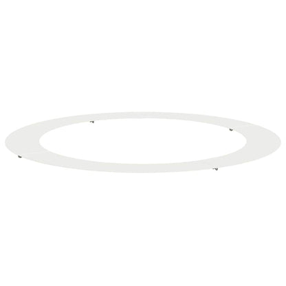 vidaXL suitable for Flat Tree Ring White Ø90 / 120 cm Steel