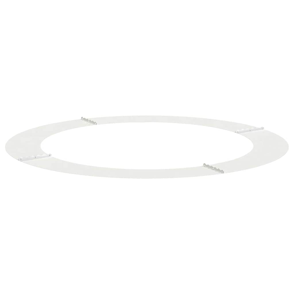 vidaXL suitable for Flat Tree Ring White Ø90 / 120 cm Steel