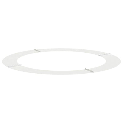 vidaXL suitable for Flat Tree Ring White Ø90 / 120 cm Steel