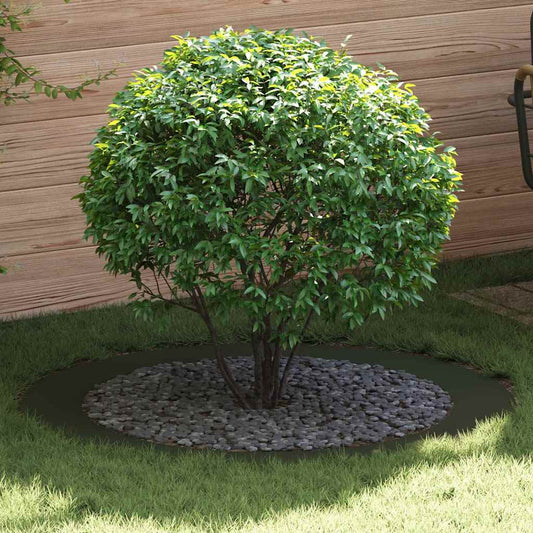 vidaXL suitable for Flat Tree Ring Olive green Ø90 / 120 cm Steel