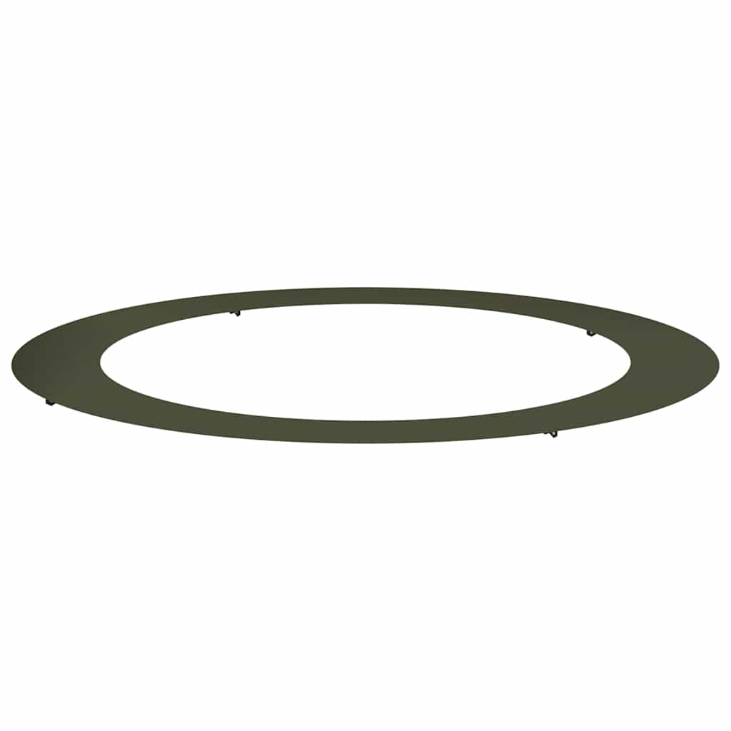 vidaXL suitable for Flat Tree Ring Olive green Ø90 / 120 cm Steel