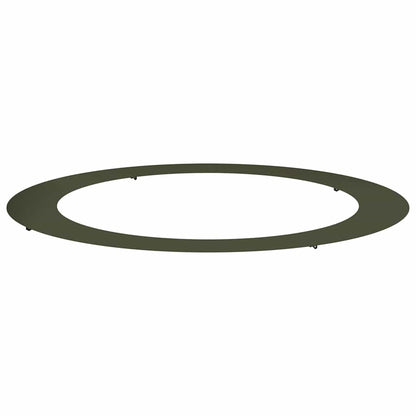 vidaXL suitable for Flat Tree Ring Olive green Ø90 / 120 cm Steel