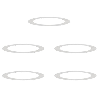 vidaXL suitable for Flat Tree Rings 5 pcs Silver Ø90 / 120 cm