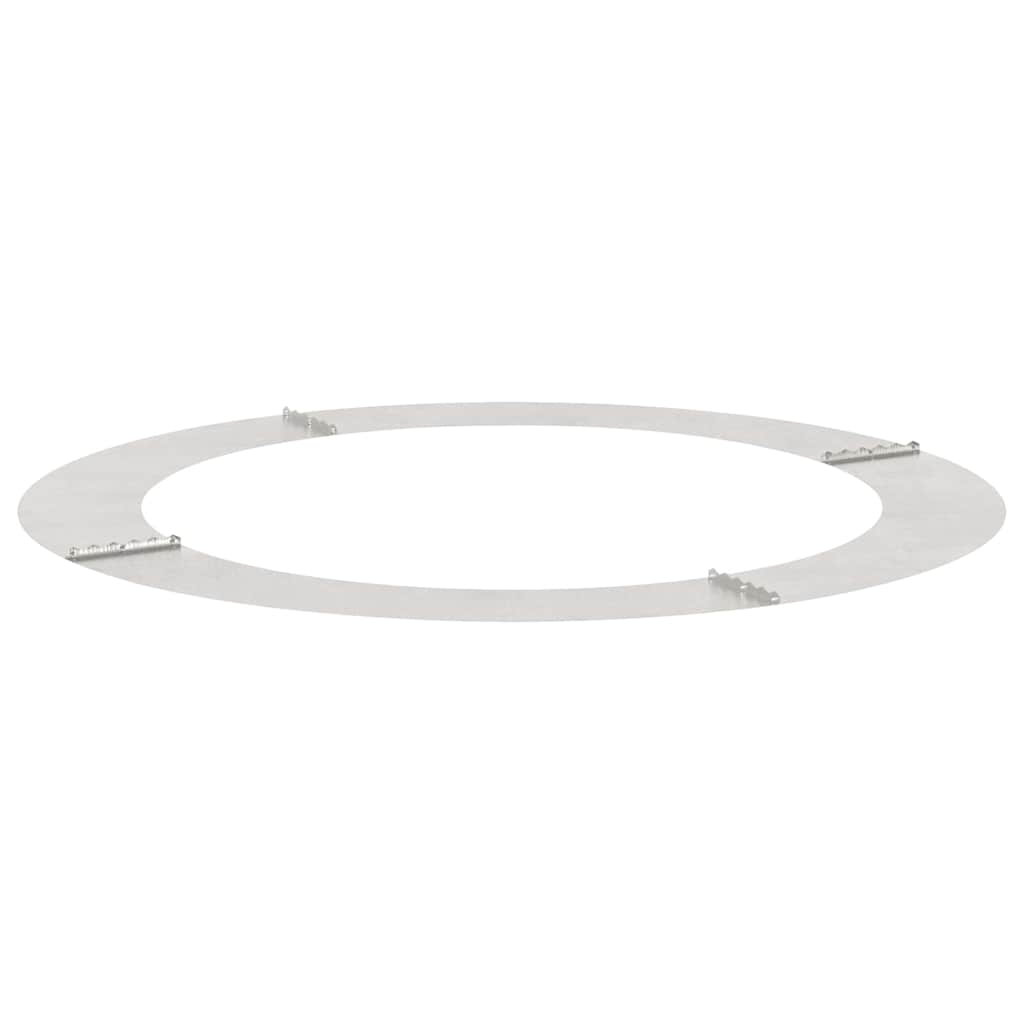 vidaXL suitable for Flat Tree Rings 5 pcs Silver Ø90 / 120 cm