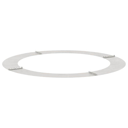 vidaXL suitable for Flat Tree Rings 5 pcs Silver Ø90 / 120 cm
