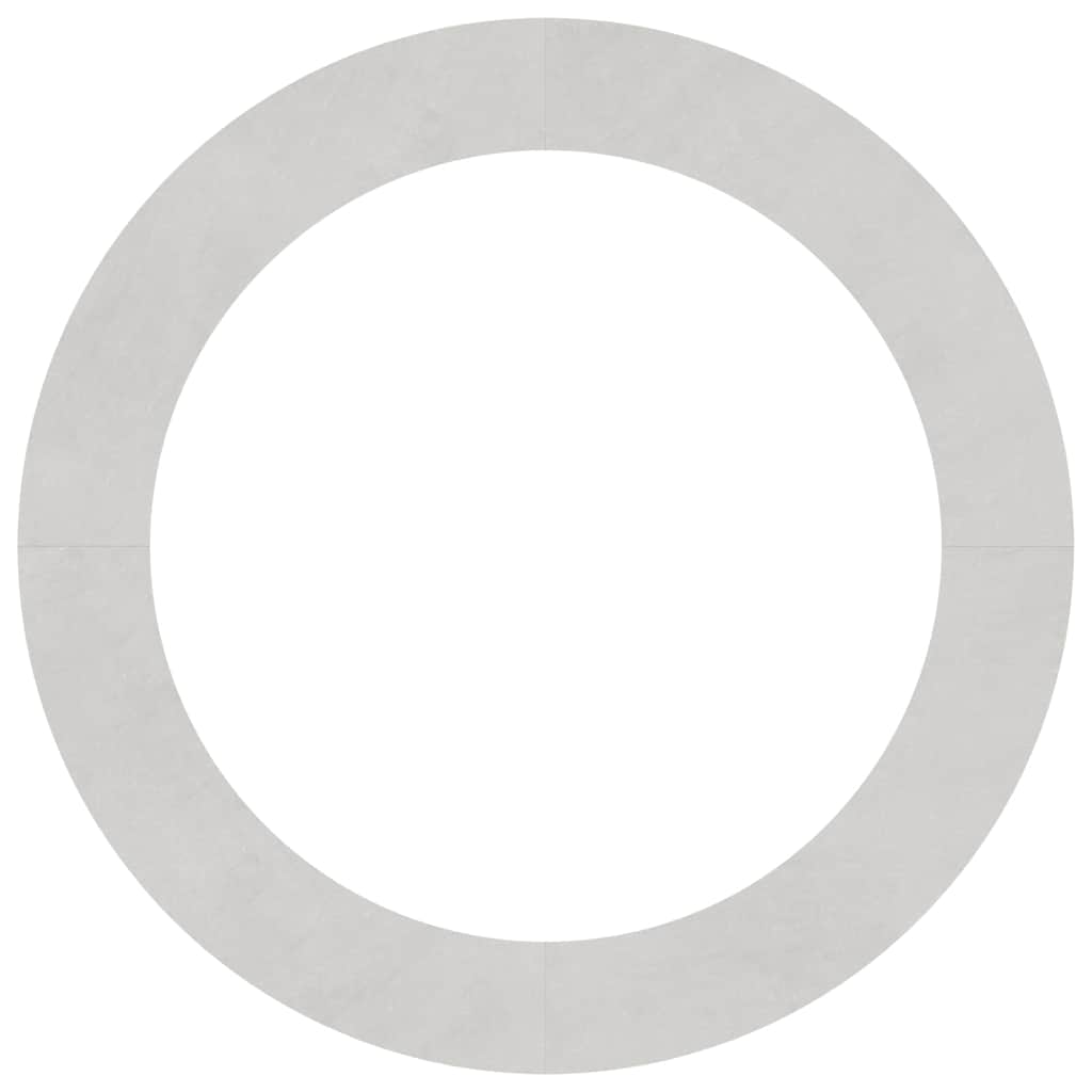 vidaXL suitable for Flat Tree Rings 5 pcs Silver Ø90 / 120 cm
