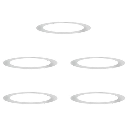 vidaXL suitable for Flat Tree Rings 5 pcs Silver Ø90 / 120 cm