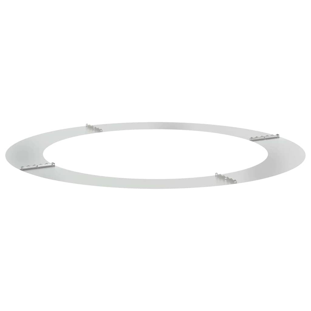 vidaXL suitable for Flat Tree Rings 5 pcs Silver Ø90 / 120 cm