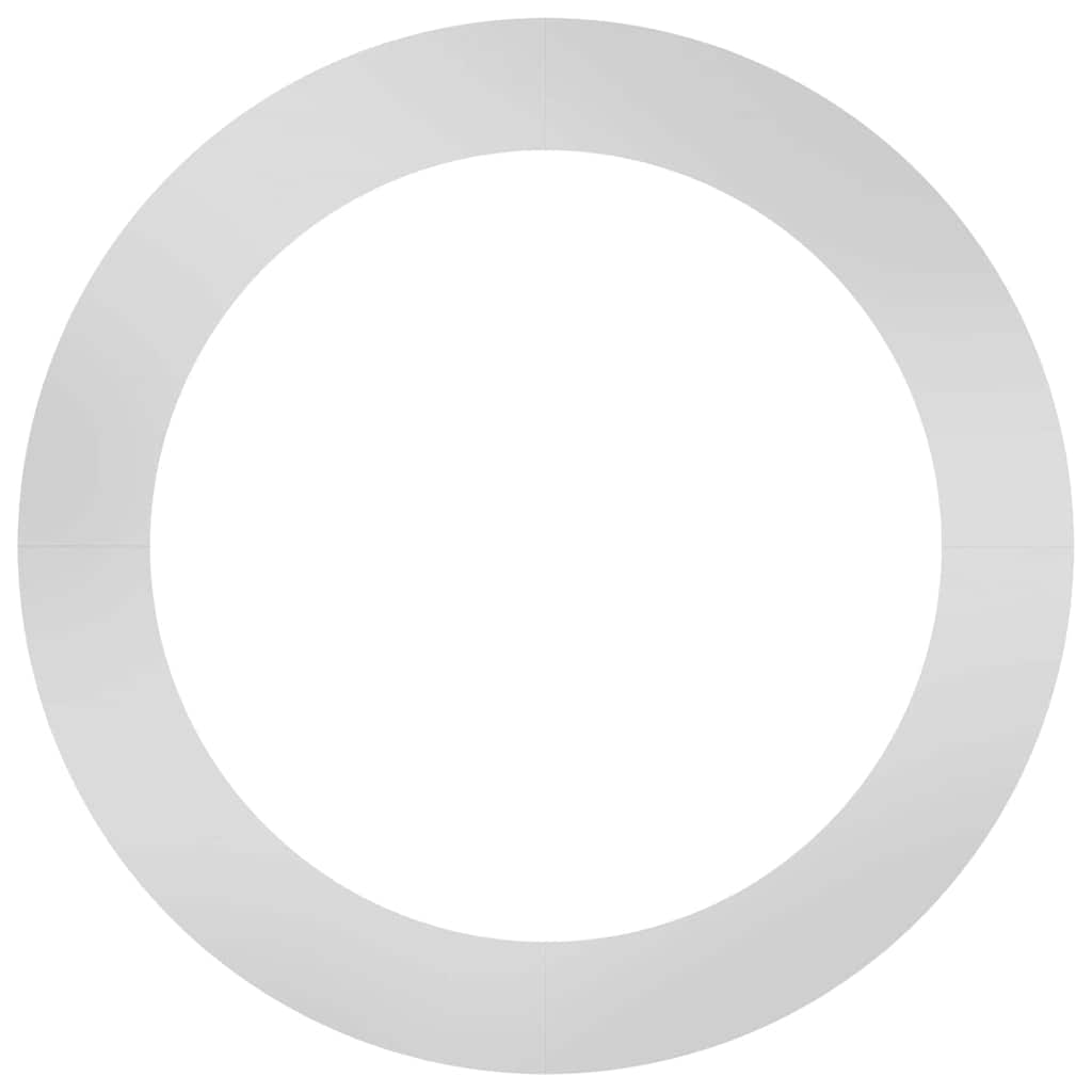 vidaXL suitable for Flat Tree Rings 5 pcs Silver Ø90 / 120 cm
