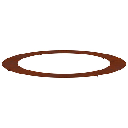 vidaXL suitable for Flat Tree Ring Brown Ø90 / 120 cm Weathering Steel