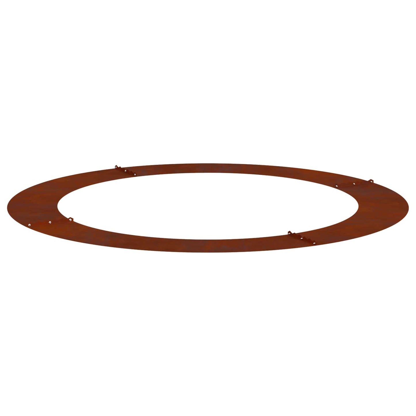 vidaXL suitable for Flat Tree Rings 5 pcs Rusty Ø90/120 cm