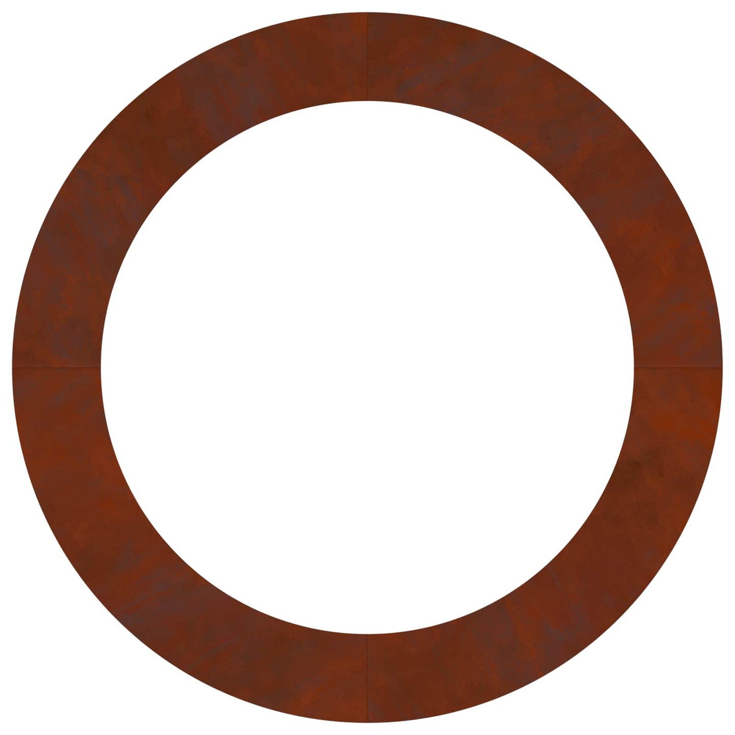 vidaXL suitable for Flat Tree Rings 5 pcs Rusty Ø90/120 cm