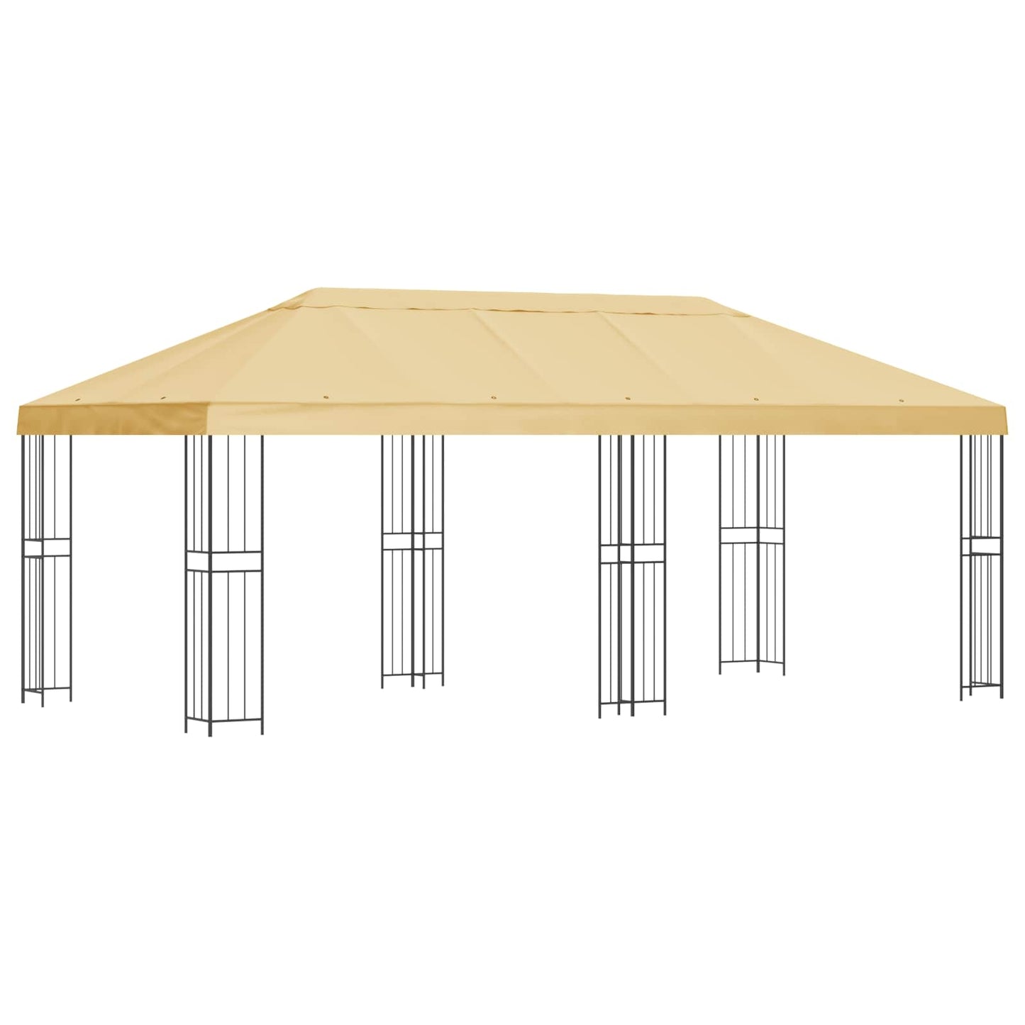 vidaXL 6 x 3 m Cream Polyester and Steel 190