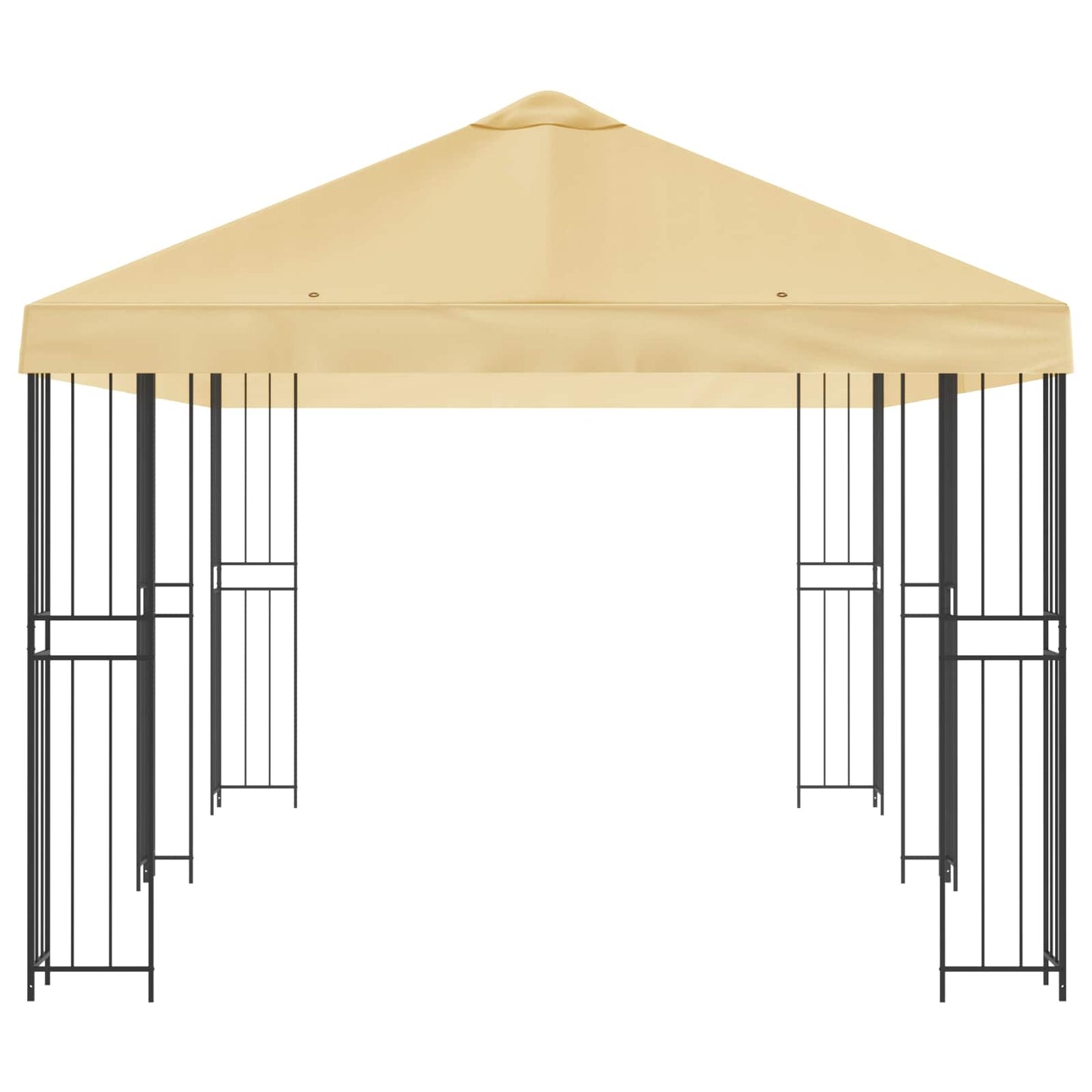 vidaXL 6 x 3 m Cream Polyester and Steel 190