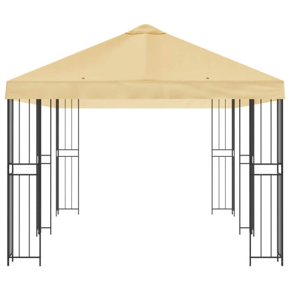 vidaXL 6 x 3 m Cream Polyester and Steel 190