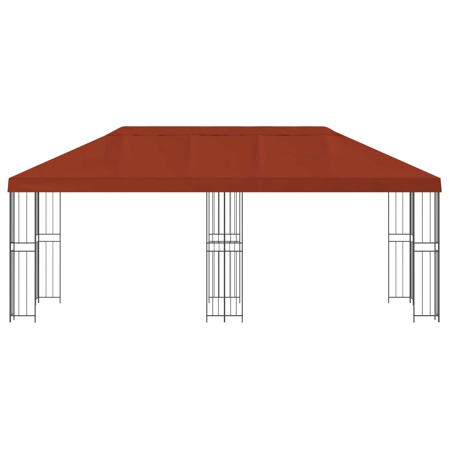 vidaXL 6 x 3 m Terracotta Polyester and Steel 190
